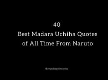 Top 40 Madara Uchiha Quotes Of All Time From Naruto