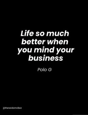 famous polo g quotes