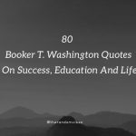 80 Booker T. Washington Quotes And Sayings