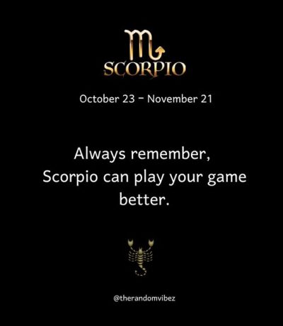 Best Scorpio Quotes