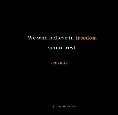 Ella Baker Quotes On Freedom