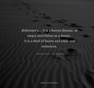 Famous Quotes Alzheimer's Disease