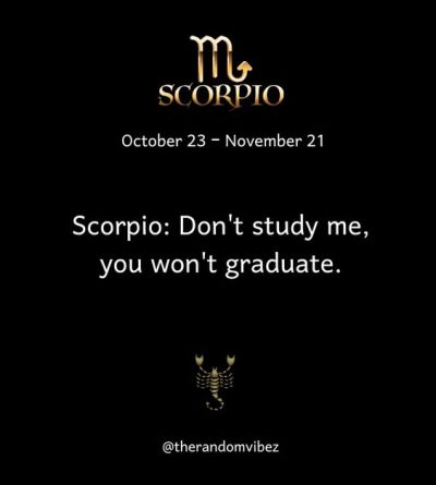 Funny Scorpio Quotes