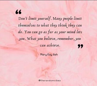 Mary Kay Inspirational Quotes