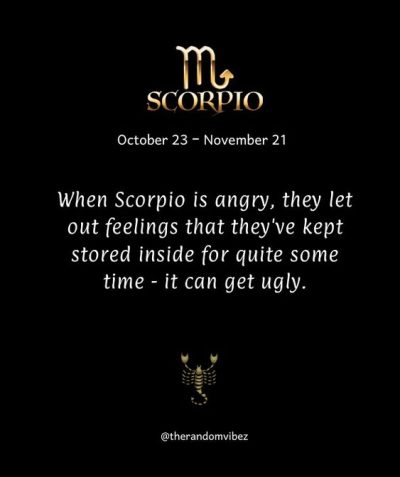 Scorpio Anger Quotes
