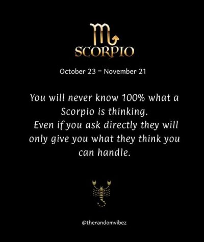 Scorpio Quotes For Instagram
