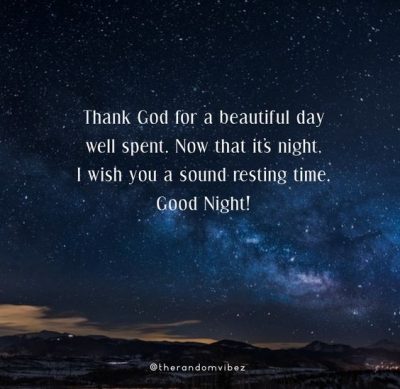 Spiritual Good Night Quotes