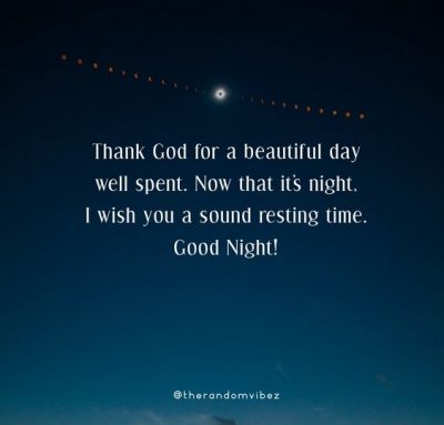 Spiritual Good Night Quotes Images