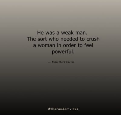 Weak Men Quotes Images