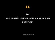 40 Best Nat Turner Quotes On Slavery And Freedom