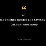 90 Old Friends Quotes And Sayings To Cherish Your Bond