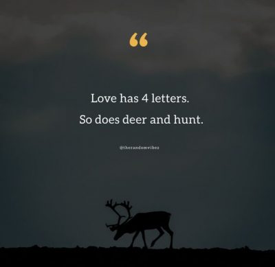 Deer hunting Sayings
