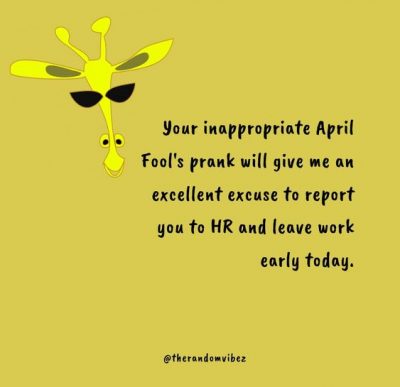 Happy April Fools Day Quotes Work
