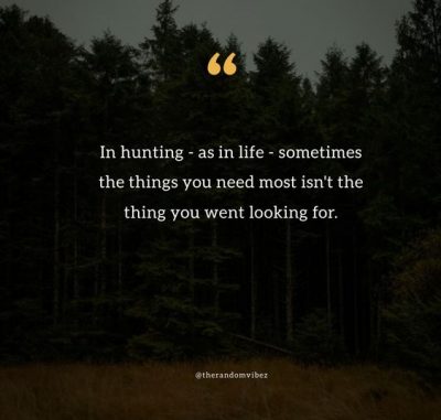 Hunting Sayings