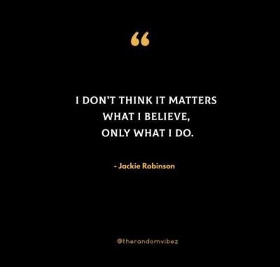Jackie Robinson Determination Quotes