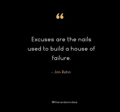 Jim Rohn Quotes About Excuses