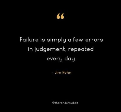Jim Rohn Quotes On Failure