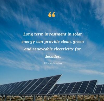 Quotation On Solar Energy