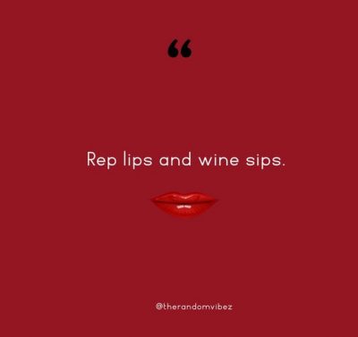 Red Lipstick Captions