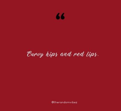 Short Red Lipstick Quotes