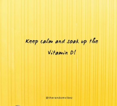 Vitamin D Instagram Captions