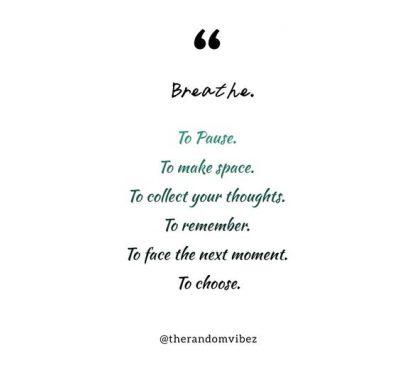 Breathe Quotes