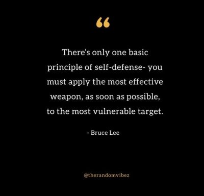 Self Defense Quotes Bruce Lee