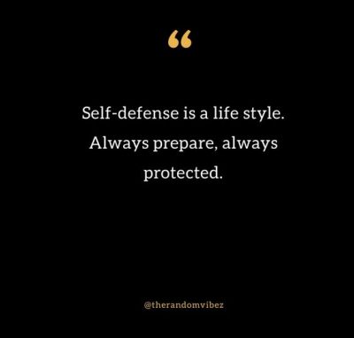 Self Defense Quotes Images