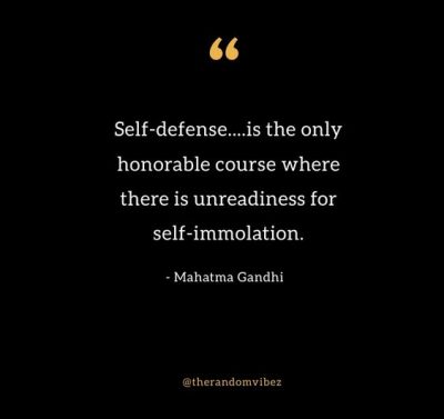 Self Defense Sayings