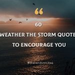 60 Weather The Storm Quotes To Encourage You