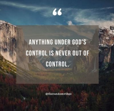 God Is In Control Images