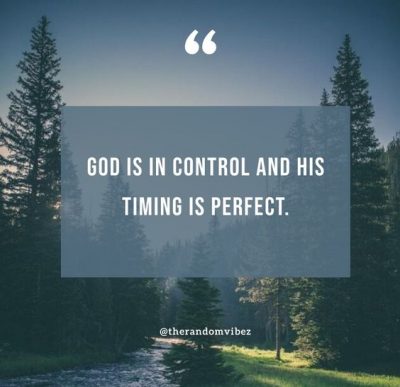 God Is In Control Quotes