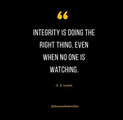 Integrity Do The Right Thing Quotes
