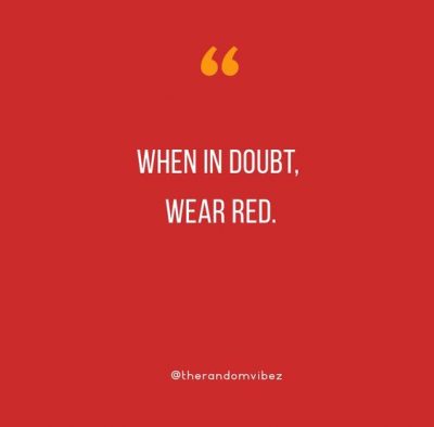 Red Dress Quotes