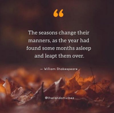 Seasons Change Quotes Inspirational
