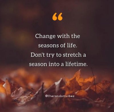 Seasons Of Life Quotes Images
