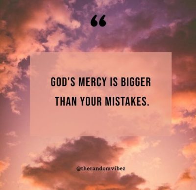 Short God's Mercy Quotes