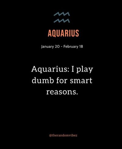 Aquarius Attitude Quotes