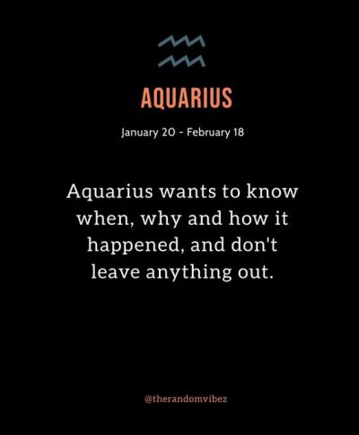 Aquarius Personality Traits Quotes
