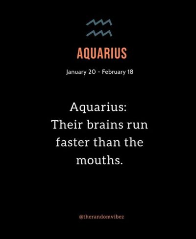 Aquarius Sayings