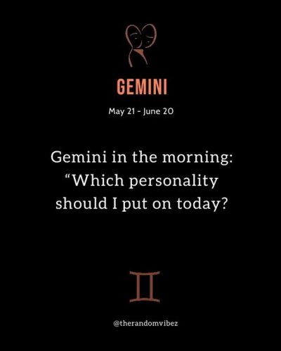 Gemini Personality Quotes