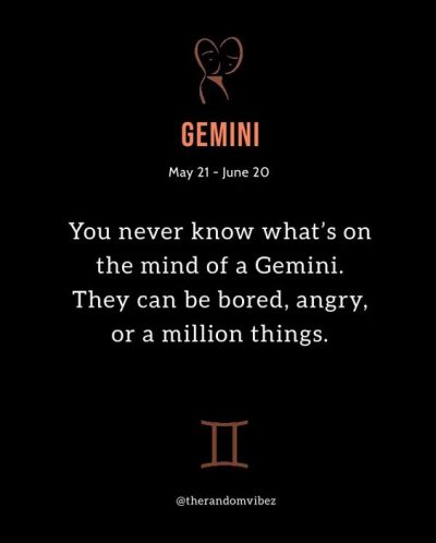 Gemini Savage Quotes