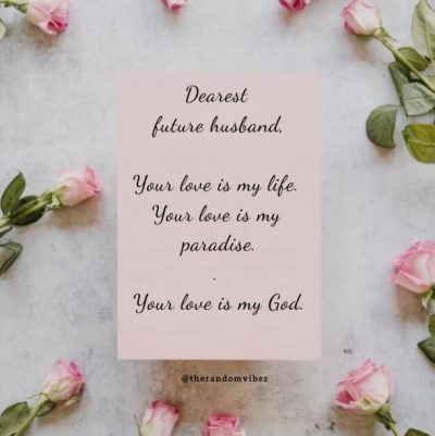 Love Quotes For Future Husband