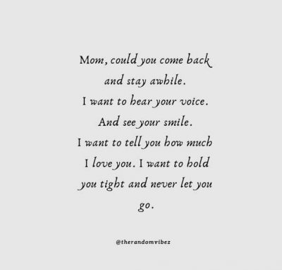 Missing Mom Quotes From Daughter