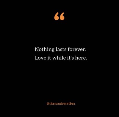 70 Nothing Lasts Forever Quotes To Inspire You | The Random Vibez