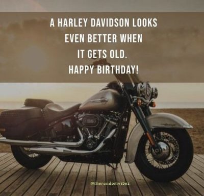 Harley Davidson Birthday Quotes