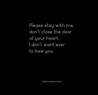 I Don't Want To Lose You Love Quotes