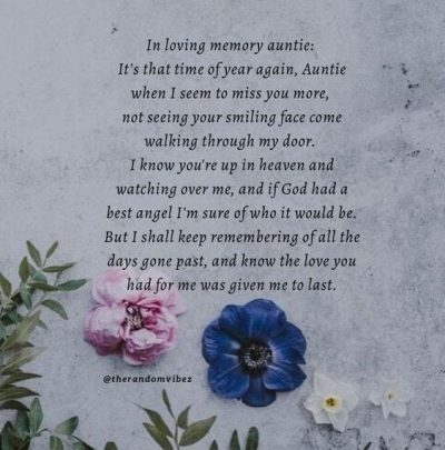 Sweet RIP Quotes and Messages for Aunty