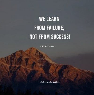 Famous Learning From Failure Quotes