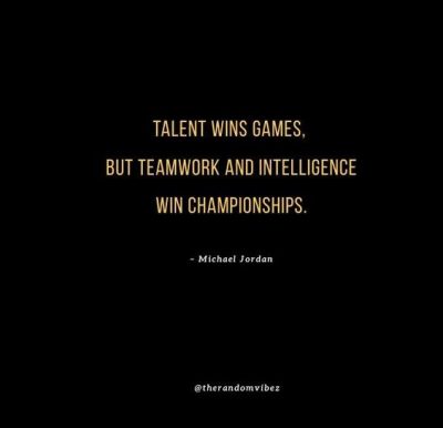 Famous Teamwork Quotes Michael Jordan